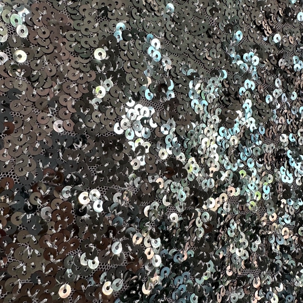 ASOS Design Sequin Slouchy Pants in Gunmetal - Picture 8 of 8